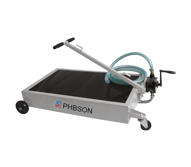 20208 Low-profile olieaftap - 15-gallon, handpomp, staal