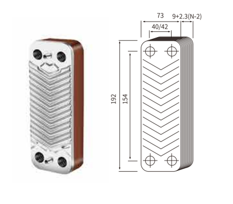 20445 Yacht accessoires-warmtewisselaar