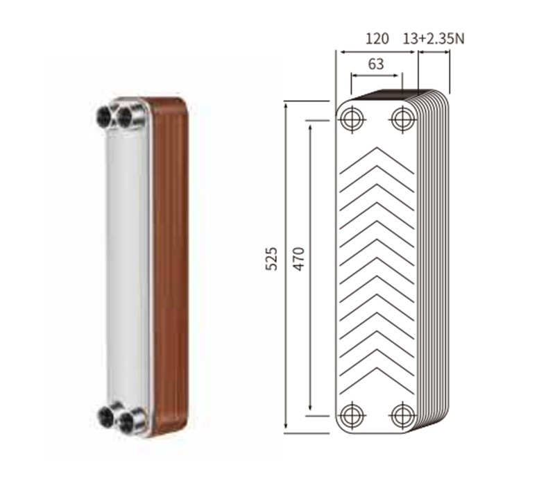 20452 Yacht accessoires-warmtewisselaar